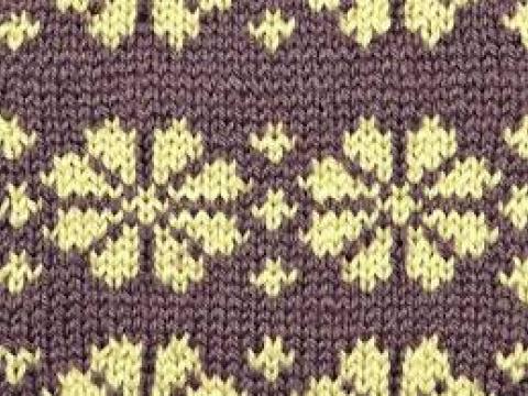 fair isle snowflakes